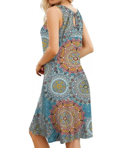 Womens Summer Casual Dresses Sleeveless Tshirt Sundress Vest Tank Sun Dress B01 Flower $10.32 Dresses