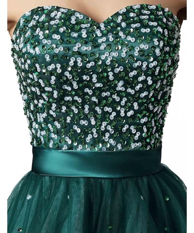 Womens Short Tullle Sequins Homecoming Dresses Mine Prom Party Gowns 101-gray $27.01 Dresses