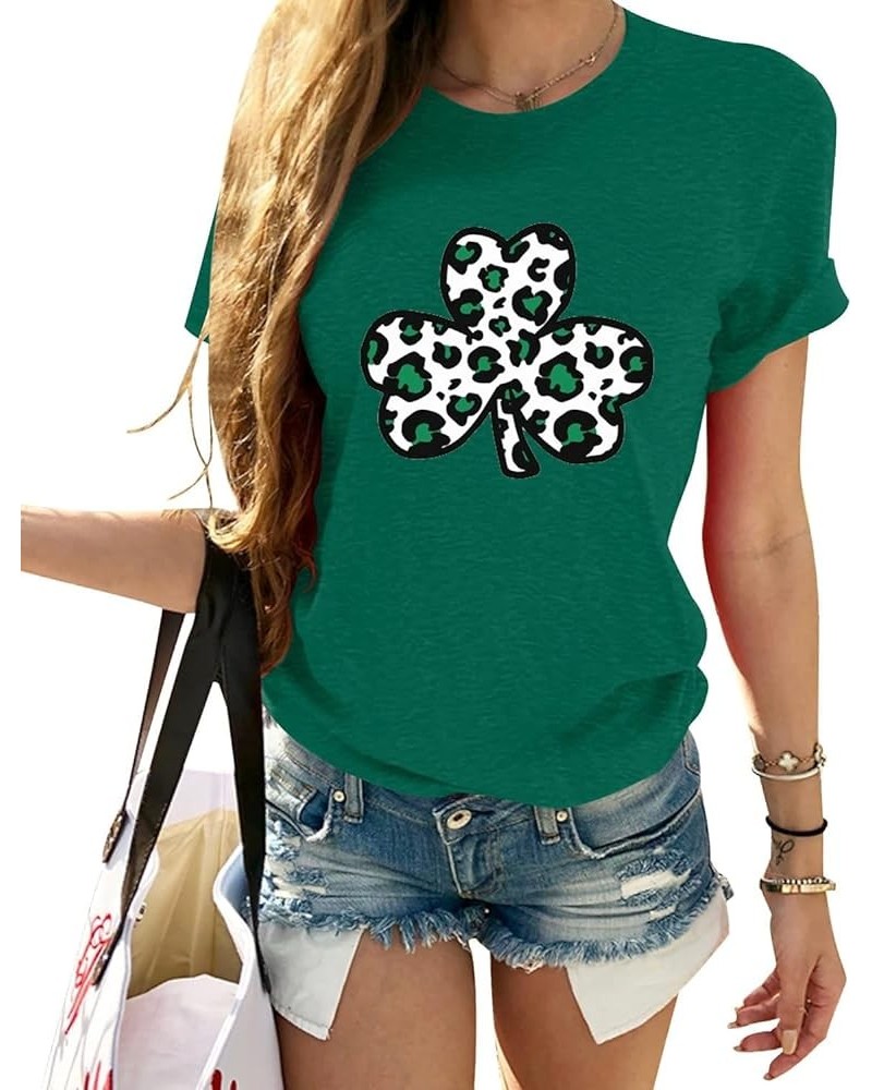 Womens Love Heart Shirts Short Sleeve Valentine's Day Crewneck Colorful Heart Graphic Tees Tops Green 9 $11.99 T-Shirts
