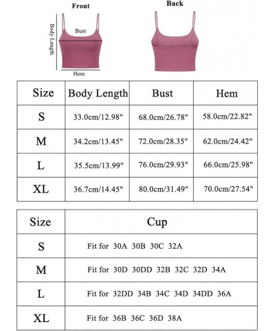 Sports Bras for Women Longline Padded Crop Tops Running Fitness Yoga Workout Tank Top with Built in Bra Cami Bra Tops Black $...