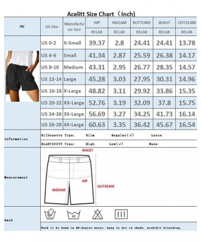Women Comfy Drawstring Casual Elastic Waist Pocketed Shorts,S-3XL B-green $15.38 Activewear