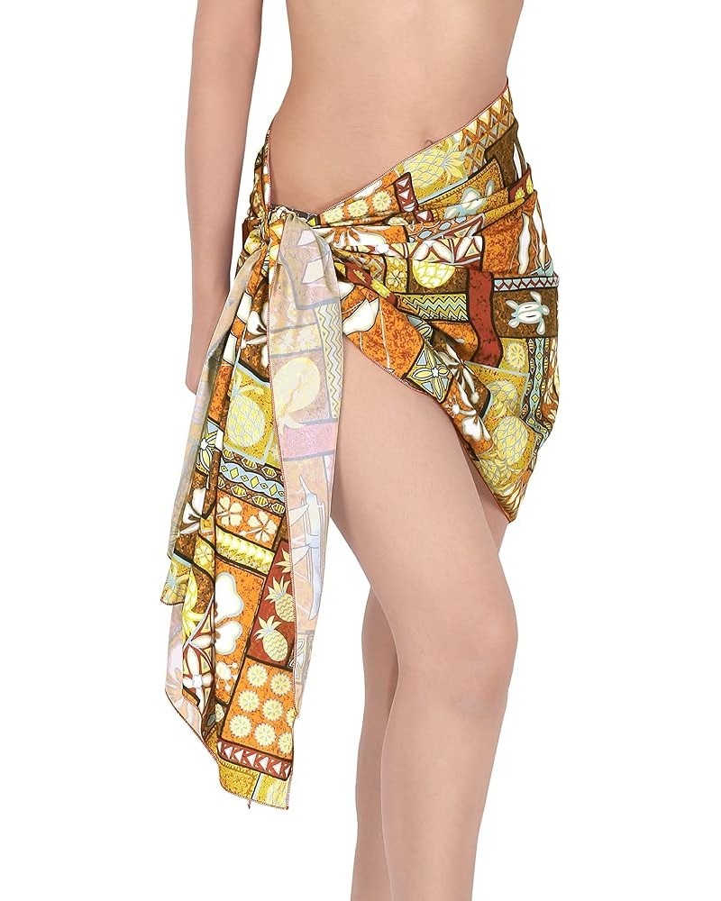 Women's Cover Up Vacation Summer Party Bikinis Cover Ups Beachwear Pareos Sarong Beach Swimwear Skirt Pareo Cover-Up Sand, Tu...