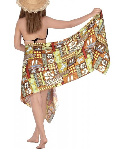 Women's Cover Up Vacation Summer Party Bikinis Cover Ups Beachwear Pareos Sarong Beach Swimwear Skirt Pareo Cover-Up Sand, Tu...