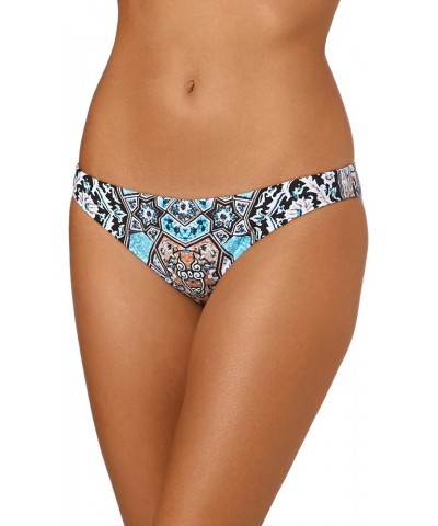 Women's Hipster Bikini Bottom Swimsuit Kashmir Black $22.00 Swimsuits