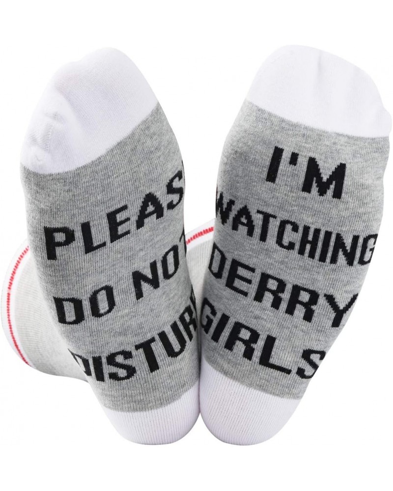 2PAIRS Funny Humorous TV Show Derry Inspired Gift Novelty Socks Birthday Gift $9.19 Socks