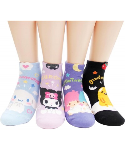 Kikiyasocks Socksense Hello K Character Series Women's Original Crew Socks Kawaii_5pairs $10.08 Activewear