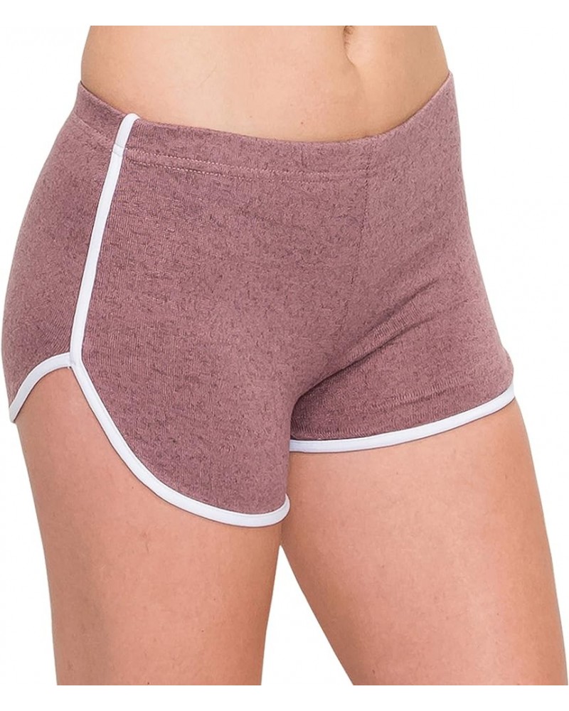Women Workout Yoga Shorts - Premium Buttery Soft Solid Stretch Cheerleader Running Dance Volleyball Short Pants… Fshe128 / Ma...
