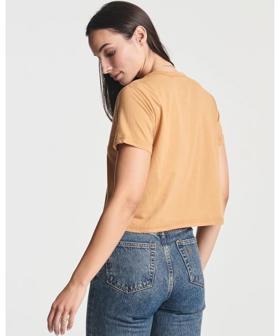 4 Pack: Women's Cotton Short Sleeve Crop Top – Cropped Casual Crew Neck T-Shirts (Available in Plus Size) Standard Set 7 $16....