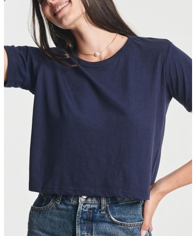 4 Pack: Women's Cotton Short Sleeve Crop Top – Cropped Casual Crew Neck T-Shirts (Available in Plus Size) Standard Set 7 $16....