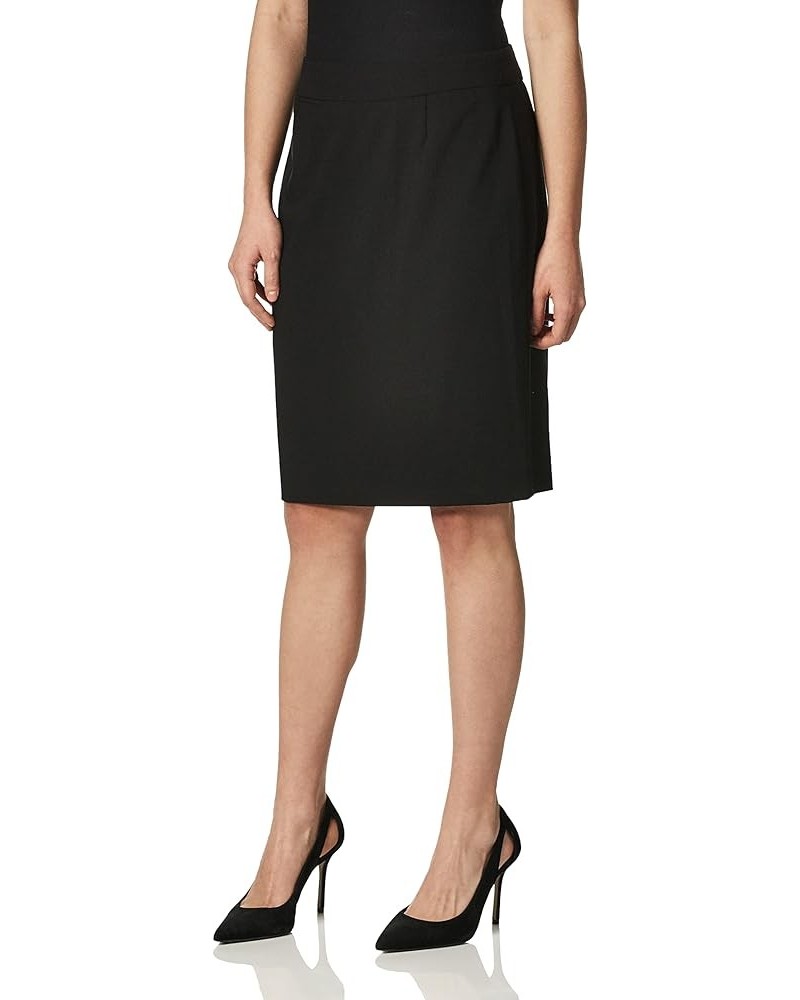 Women's Straight Fit Suit Skirt (Regular and Plus Sizes) Regular Black $26.52 Skirts