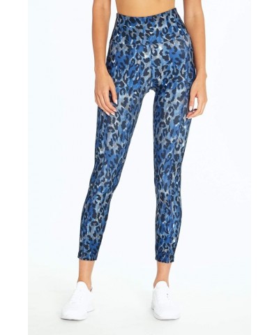 Bally Total Women's High Rise Pocket Ankle Legging Navy $9.17 Activewear
