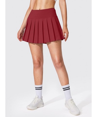 Women's Pleated Tennis Skirt with 3 Pockets Golf Stretchy High Waisted Skort Skirts for Women Athletic Workout Casual Savanna...