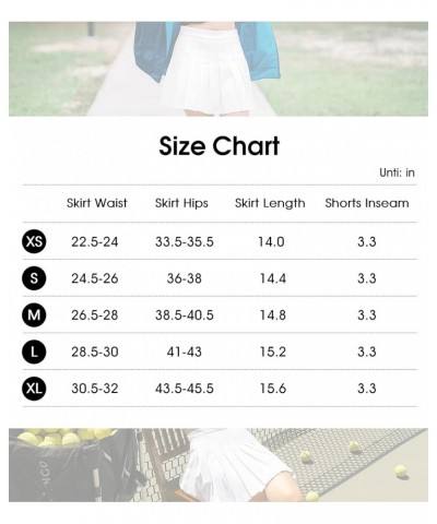 Women's Pleated Tennis Skirt with 3 Pockets Golf Stretchy High Waisted Skort Skirts for Women Athletic Workout Casual Savanna...