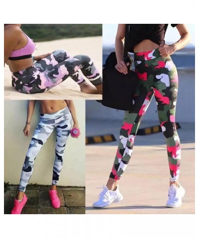 Women High Waist Tummy Control Leggings for Sports Running Gym Fitness Workout Yoga Pants Full Length Marble $11.50 Activewear