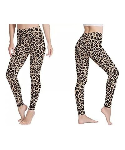 Women High Waist Tummy Control Leggings for Sports Running Gym Fitness Workout Yoga Pants Full Length Marble $11.50 Activewear