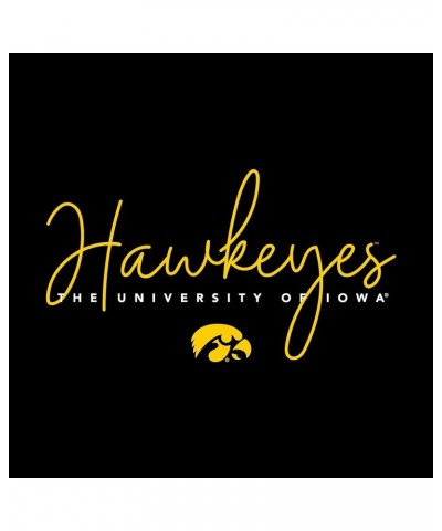 NCAA Thin Script, Team Color Womens Long Sleeve T Shirt, College, University Iowa Hawkeyes Black $16.50 Others