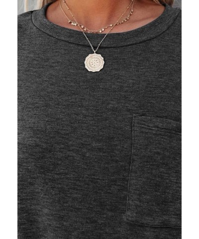 Women's Summer Sleeveless Crew Neck Tank Tops Casual Basic T Shirts Blouse Black $11.79 Tanks