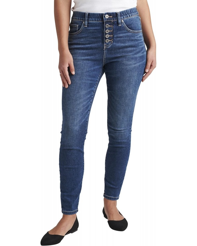 Women's Valentina High Rise Skinny Pull-on Jeans, Tribeca Blue, 12 $25.40 Jeans