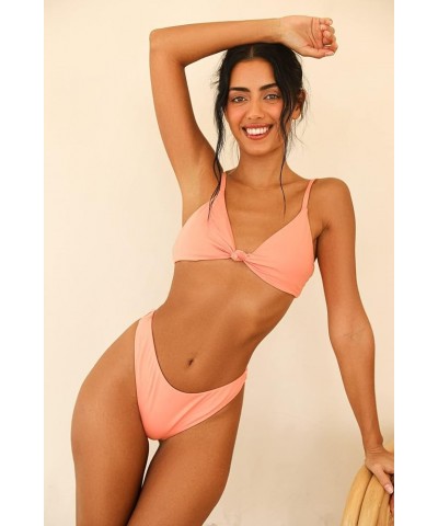 Zen Top Bikini for Women with Front Tie, Swimsuits for Women with Full Coverage and Adjustable Straps Lotus $21.20 Swimsuits