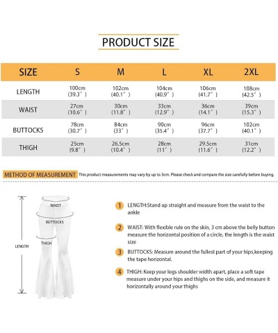 Bootcut High Waisted Yoga Pants for Women Wide Leg Pant Trousers Stretchy Flare Leggings Workout Sweatpants Mermaid Scale 2 $...