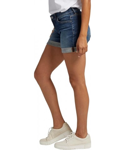 Women's Petite Alex Mid Rise Boyfriend Short Patriot Blue $9.28 Shorts