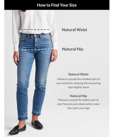 Women's Ruby Mid Rise Straight Leg Jeans Night Owl $29.34 Jeans