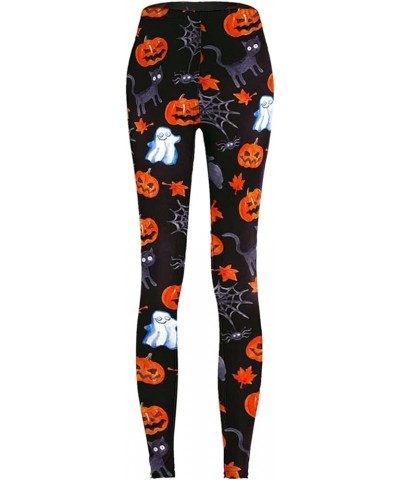 Butt Lifting Leggings for Women Denim Color Women Pocket Button High Pants Butt Lifting Leggings Orange 6 $8.69 Activewear