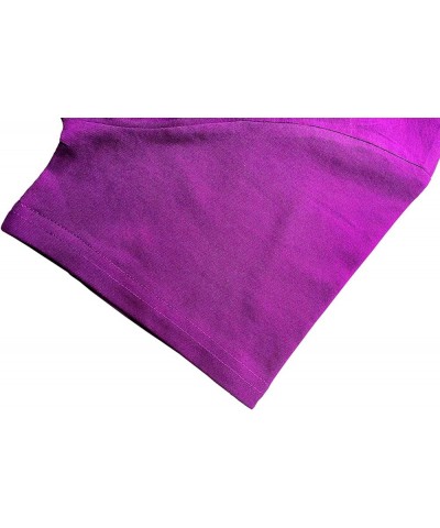 Womens Mimi Heart T Shirt Cute Letter Print Short Sleeve Graphic Tees Purple $10.63 T-Shirts