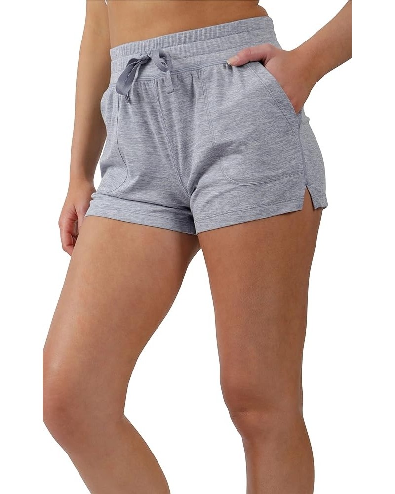 Lightweight Lounge Shorts - Casual Summer Jersey Shorts for Women Htr. Tempest $12.97 Sleep & Lounge