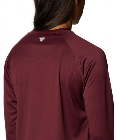 Women's Collegiate Tidal Tee Ls Shirt Texas A&M Aggies Large Tam - Deep Maroon, White $11.61 T-Shirts