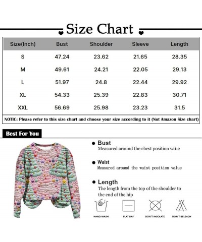 Christmas Sweatshirts for Women 2023 Xmas 3D Graphic Hoodies Long Sleeve Plus Size Tops Oversized T Shirts Pullover 7orange $...