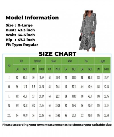 Spring Dresses for Women 2024 New Years Eve V-Neck Long Sleeve Gradient Plus Size Dresses for Curvy Formal Trendy C-navy $11....