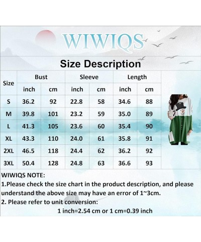 Womens Christmas Casual Print Sweatshirt Long Sleeve Round Neck Pocket T Shirts Blouses Tops Clover Four $16.23 Hoodies & Swe...