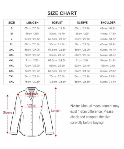 Chinese Mahjong Women's Shirt Long Sleeve Button Down Blouse V Neck Casual Shirts Tops 3X-Large Style $15.08 Blouses