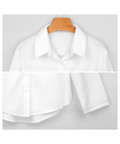 Chinese Mahjong Women's Shirt Long Sleeve Button Down Blouse V Neck Casual Shirts Tops 3X-Large Style $15.08 Blouses