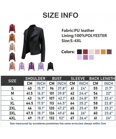 Spring Autumn Black Slim Fit Women Leather Jacket Basic Casual Motorcycle Coat Streetwear 6638 Navy $31.52 Jackets