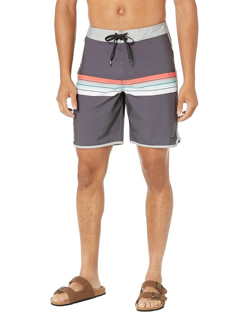 Men's Standard Mirage Surf Revival Stretch Board Shorts Charcoal Navy $23.13 Shorts