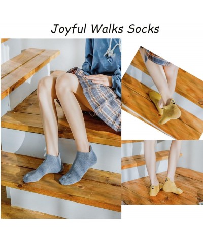 Joyful Walks Socks, Compression Socks for Couple, Funny Cute Fall Socks Low Cut Ankle with on Them, Halloween 10pcs $9.45 Socks