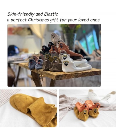 Joyful Walks Socks, Compression Socks for Couple, Funny Cute Fall Socks Low Cut Ankle with on Them, Halloween 10pcs $9.45 Socks
