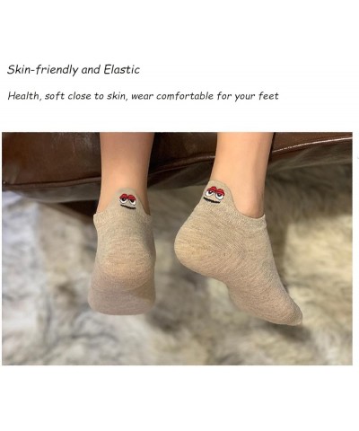 Joyful Walks Socks, Compression Socks for Couple, Funny Cute Fall Socks Low Cut Ankle with on Them, Halloween 10pcs $9.45 Socks