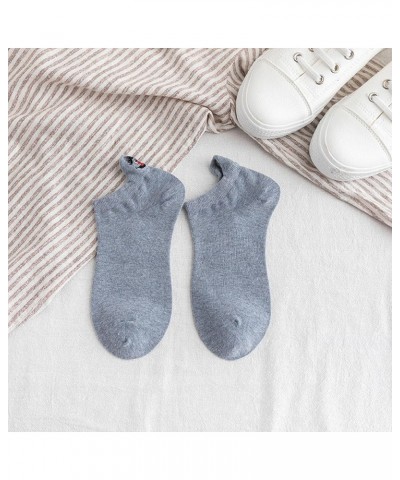 Joyful Walks Socks, Compression Socks for Couple, Funny Cute Fall Socks Low Cut Ankle with on Them, Halloween 10pcs $9.45 Socks
