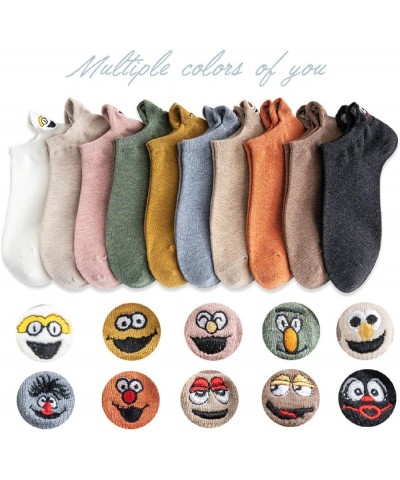 Joyful Walks Socks, Compression Socks for Couple, Funny Cute Fall Socks Low Cut Ankle with on Them, Halloween 10pcs $9.45 Socks