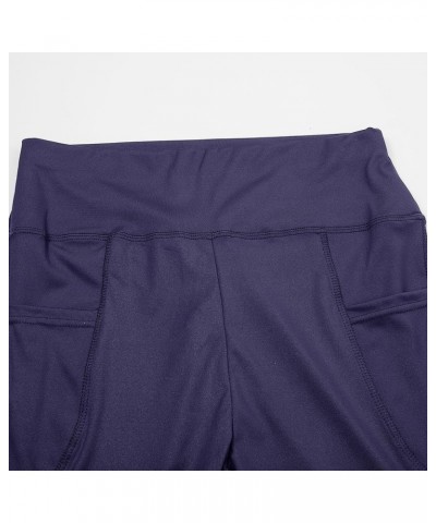 Flare Leggings for Women with Pockets High Waisted Tummy Control Workout Leggings Flared Athletic Gym Yoga Pants Navy-a $10.2...