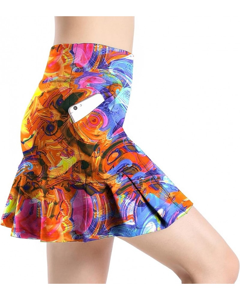 Womens Skort Active Athletic Skirt for Running Tennis Golf Workout Sports Skorts 619-12-96 $16.82 Skirts