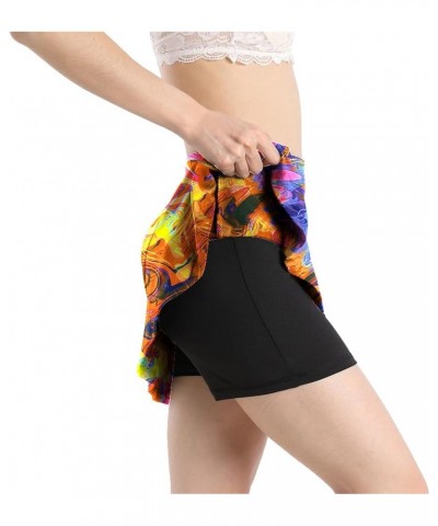 Womens Skort Active Athletic Skirt for Running Tennis Golf Workout Sports Skorts 619-12-96 $16.82 Skirts