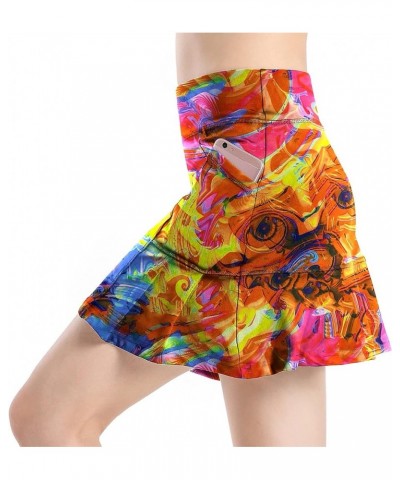 Womens Skort Active Athletic Skirt for Running Tennis Golf Workout Sports Skorts 619-12-96 $16.82 Skirts