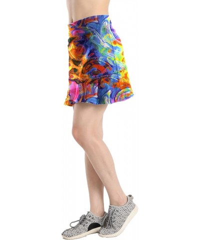Womens Skort Active Athletic Skirt for Running Tennis Golf Workout Sports Skorts 619-12-96 $16.82 Skirts