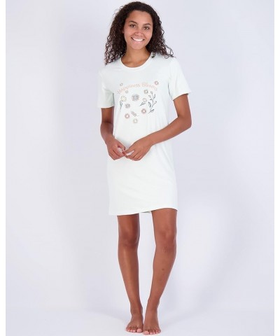 3 Pack: Women's Printed Nightshirt Short Sleeve Ultra-Soft Nightgown Sleep Dress (Available In Plus Size) Plus Size Set 8 $21...