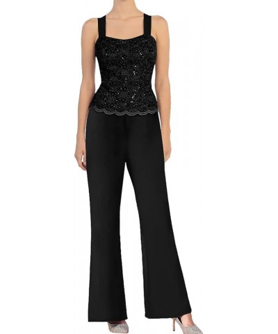 Mother of The Bride Dresses Pants Suits 3 Pieces Evening Formal Dress Lace Prom Party Gowns for Wedding Women Outfit Sets Roy...