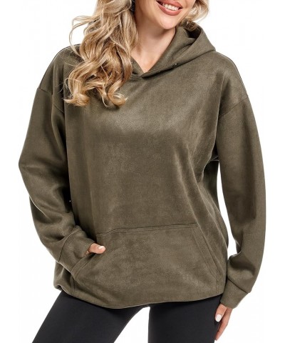 Graphic Hoodies for Women Vintage Oversized Sweatshirt Tiger Flower Animal Print Cotton Fleece Hoodie Fall Pullover Army Gree...